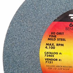 Forney 6 in. D X 1 in. X 1 in. thick Bench Grinding Wheel 1 pc