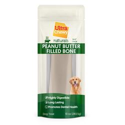 Ultra Chewy Peanut Butter Grain Free Chews For Dogs 10 oz