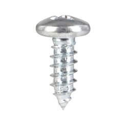 HILLMAN No. 10 Ga. X 1/2 in. L Phillips Pan Head Sheet Metal Screws 100 pk