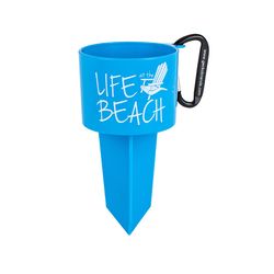 Geckobrands Blue Plastic 8 in. H X 4.5 in. W Beverage Holder Stake