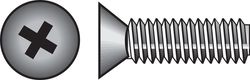 HILLMAN No. 1/4-20 in. X 1/4 in. L Phillips Flat Head Steel Machine Screws 100 pk