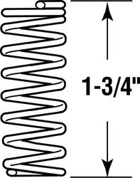 Prime-Line 1-3/4 in. L X 3/8 in. D Compression Spring 4 pk