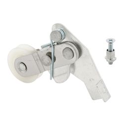 Prime-Line 1 in. D X 1/4 in. L Mill Aluminum/Nylon Roller Assembly 1 pk