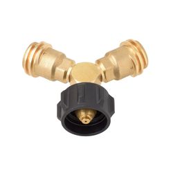 Flame King Brass Tank Y-Splitter