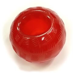 Spot Play Strong For Dog Red TPR Solid Rubber Ball 1 pk