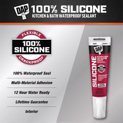 DAP White Silicone Kitchen and Bath Sealant 2.8 oz