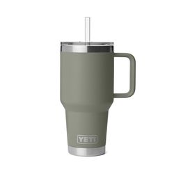 YETI Rambler 35 oz Pampa Green BPA Free Straw Mug