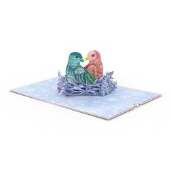 Lovepop Love Birds Pop-Up Greeting Card