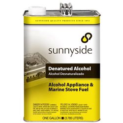 Sunnyside Denatured Alcohol Clean Burning Fuel 1 gal