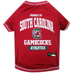 Pets First Team Colors South Carolina Gamecocks Dog T-Shirt Large