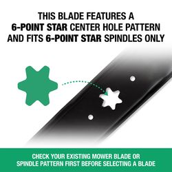 Genuine Factory Parts 46 in. 2-in-1 Mower Blade Set For Riding Mowers 2 pk
