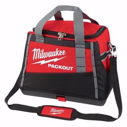 Milwaukee Packout Ballistic Nylon 20 Tool Bag 3 pocket Black/Red 1 pc