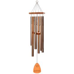 Wind River In Loving Memory Bronze Aluminum/Wood 42 in. Wind Chime