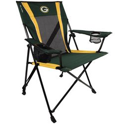 Kijaro Dual Lock Pro 1-Position Loden Green Green Bay Packers Camping Folding Chair