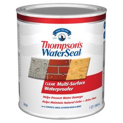 Thompson's WaterSeal Clear Fully-Transparent Water-Based Multi-Surface Waterproofer 1 qt