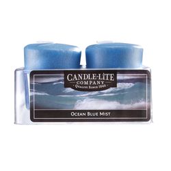 Candle-Lite Blue Ocean Blue Mist Scent Votive Candles