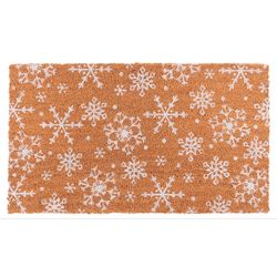 KAF Home 17 in. W X 30 in. L Beige/White Coir Door Mat