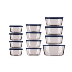Anchor Hocking Clear Food Storage Container Set 12 pk