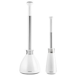 Simplehuman Toilet Plunger and Toilet Brush 5 in. L X 4 in. D