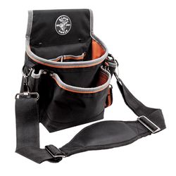 Klein Tools Tradesman Pro 4-1/2 in. W X 11-1/2 in. H Ballistic Polyester Tool Pouch Black 1 pc
