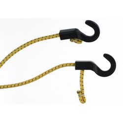 Keeper Black/Yellow Adjustable Bungee Cord 50 in. L X 0.14 in. 1 pk