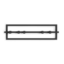 Umbra Cubiko 21 in. L Black Stainless Steel Hook Rack 1 pk