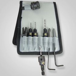 Make it Snappy 1/4 in. Steel Deluxe Countersink Set 11 pc