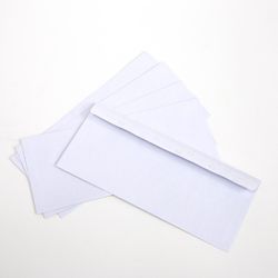 Bazic Products 4 1/8 in. W X 9 1/2 in. L No. 10 White Envelopes 30 pk