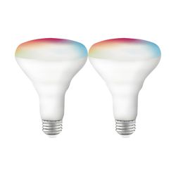 Satco Starfish BR30 E26 (Medium) Smart-Enabled LED Bulb Tunable White/Color Changing 65 Watt Equival