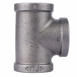 STZ Industries 3/8 in. FIP each X 3/8 in. D FIP 3/8 in. D FIP Black Malleable Iron Tee
