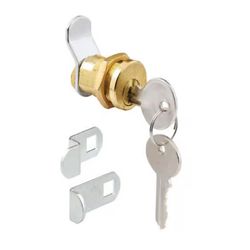 ATC Brass Plated Steel Counter Clockwise Mailbox Lock 2
