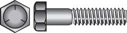 HILLMAN 5/16 in. D X 3 in. L Heat Treated Zinc Steel Hex Head Cap Screw 100 pk