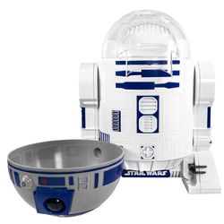 Uncanny Brands Star Wars Matte White 2 cups Air Popcorn Machine