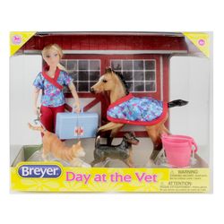 Breyer Day At The Vet Toy Set 8 pc