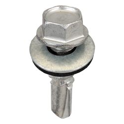 Acorn International No. 14 Sizes X 7/8 in. L Hex Hex Head Sheet Metal Screws 250 pk