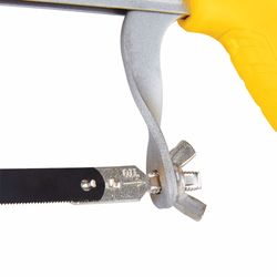 STANLEY 10 in. High Carbon Steel Adjustable Adjustable Hacksaw Black/Yellow 1 pc