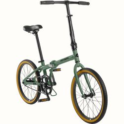 Retrospec Judd Unisex Folding Bicycle Green