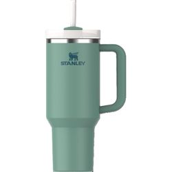 Stanley The Quencher H2.0 FlowState 40 oz Spring Green BPA Free Double-wall Vacuum Insulated Tumbler