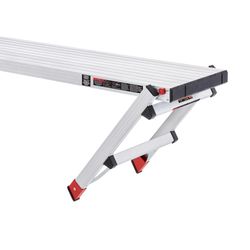 Lift Ladders Aluminum Silver Work Platform 1 pk