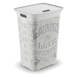 KIS White Plastic Clothes Hamper
