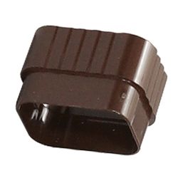 Amerimax 2.4 in. H X 2.25 in. W X 2.4 in. L Brown Vinyl Traditional Downspout Connector