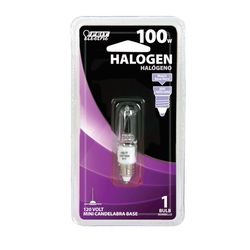 Feit 100 W T4 Tubular Halogen Bulb 1600 lm Warm White 1 pk