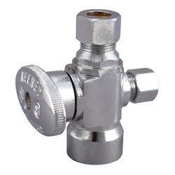 Keeney 1/2 in. FIP in. X 3/8 in. Brass Angle Stop Valve