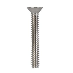 HILLMAN No. 6-32 Ga. X 1 in. L Phillips Flat Head Stainless Steel Machine Screws 100 pk