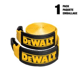 DeWalt 4 in. W X 30 ft. L Recovery Strap with Loops 13333 lb 1 pk