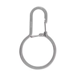 Nite Ize DualPass Stainless Steel Silver Carabiner Clip Carabiner Key Chain