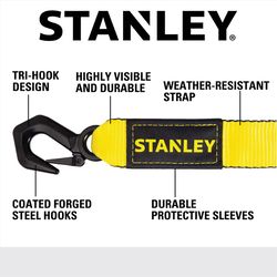 Stanley 2 in. W X 20 ft. L Tow Strap 3000 lb 1 pk