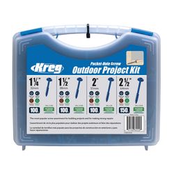 Kreg No. 8 X 2.25 in. L Square Ceramic Coarse Pocket-Hole Screw Kit 450 pk