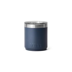 YETI Rambler 10 oz Navy BPA Free Ceramic Lined Stackable Lowball Tumbler with MagSlider Lid