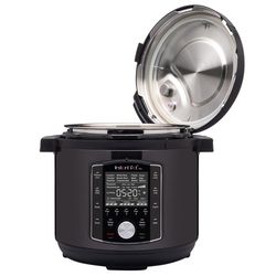 Instant Duo Pro Stainless Steel Pressure Cooker 13.4 in. 6 qt Black